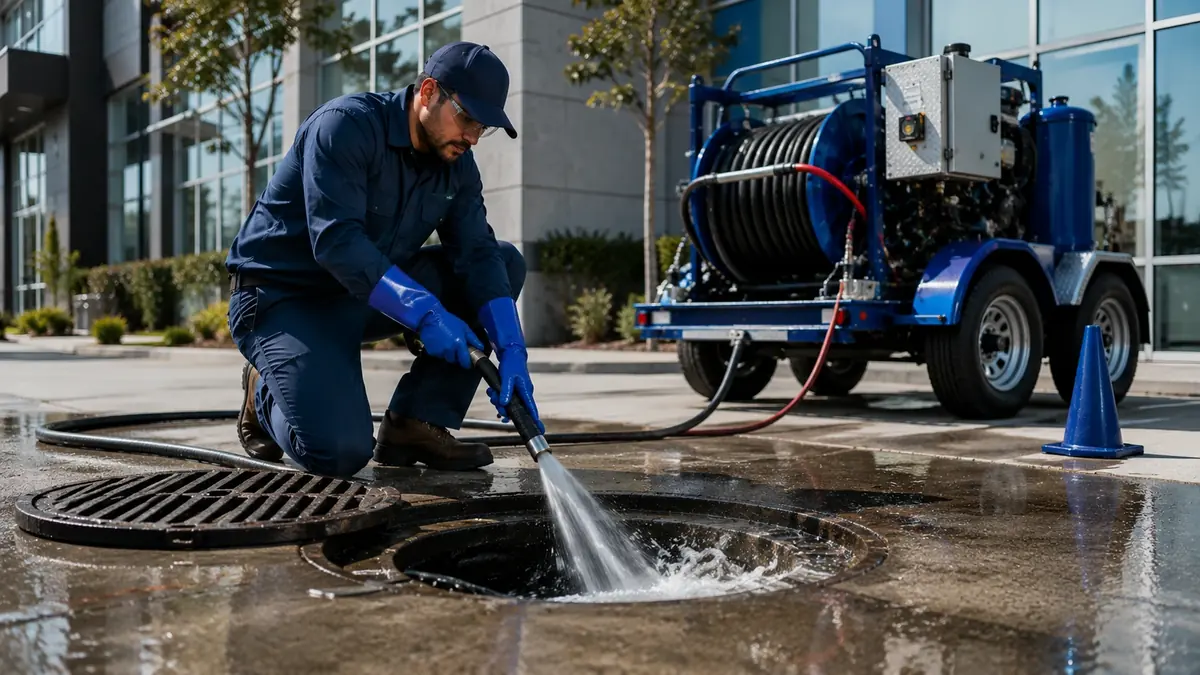 Commercial Hydro Jet Drain Cleaning in Atherton