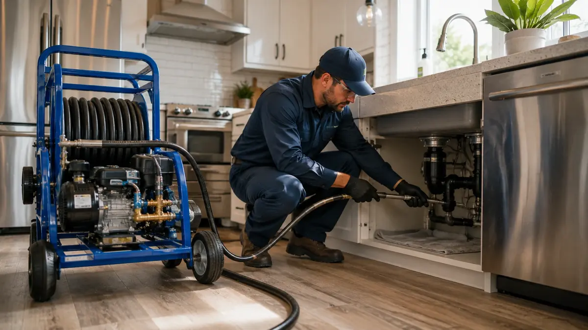 Kitchen Drain Hydro Jetting in Atherton