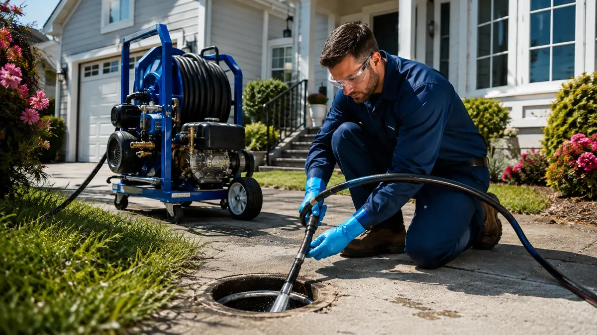 Residential Hydro Jet Drain Cleaning in Atherton