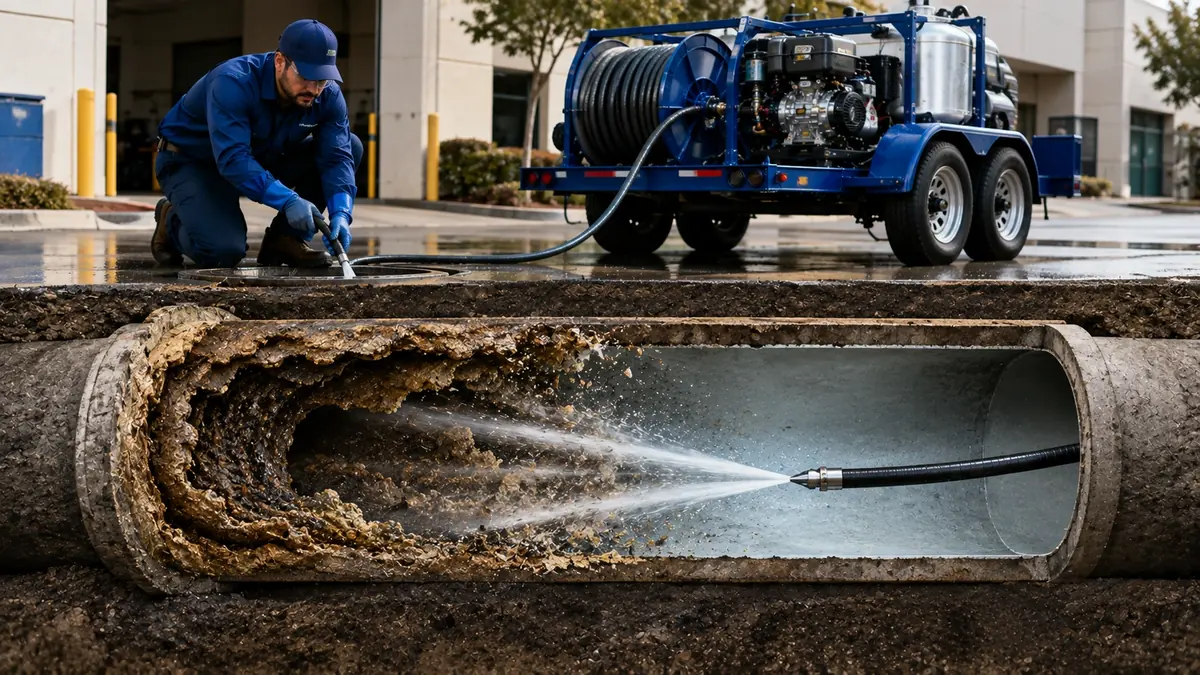 Sewer Pipe Descaling in Atherton